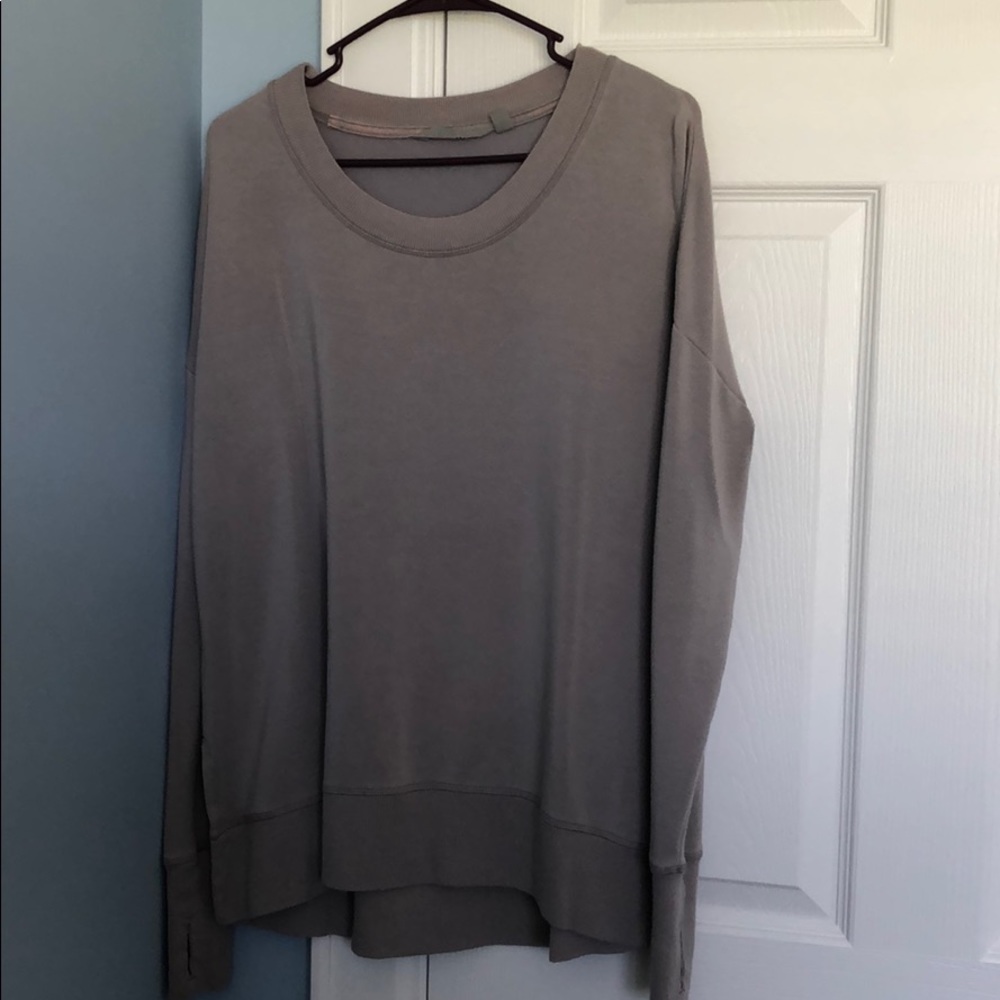 Athleta fleece-lined top